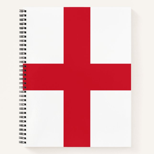 Cross of St George ~ Flag of England Notebook (Front)