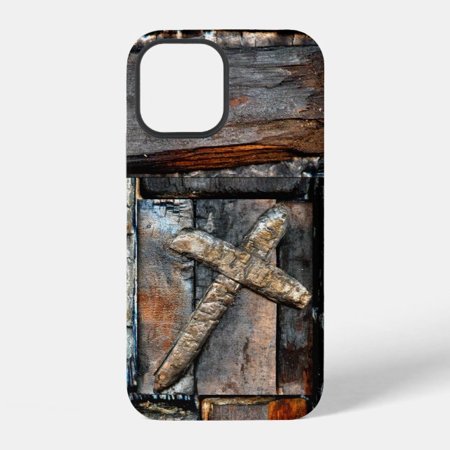 Cross of Strength iPhone Case (Back)
