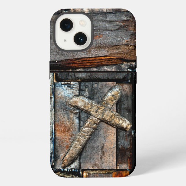 Cross of Strength iPhone Case (Back)