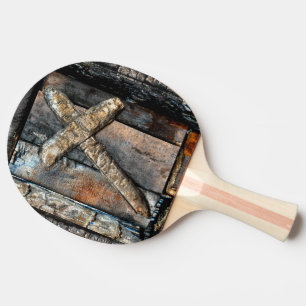 Cross of Strength Ping Pong Paddle