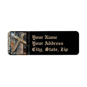 Cross of Strength Return Address Label