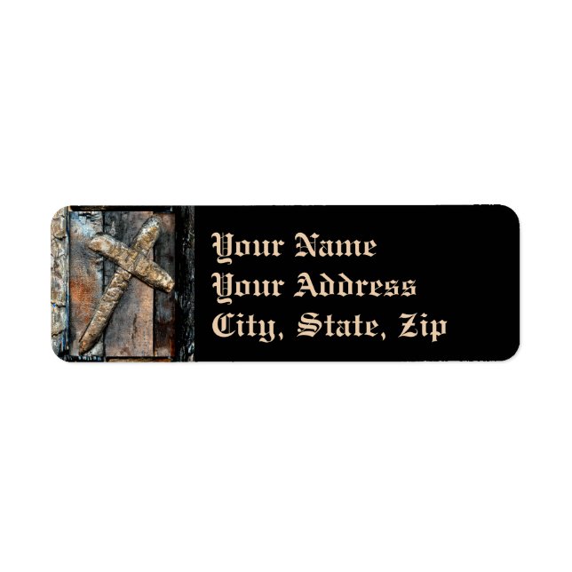 Cross of Strength Return Address Label (Front)