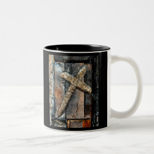 Cross of Strength Two-Tone Coffee Mug