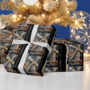 Cross of Strength Wrapping Paper