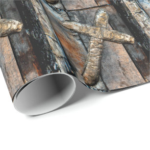 Cross of Strength Wrapping Paper
