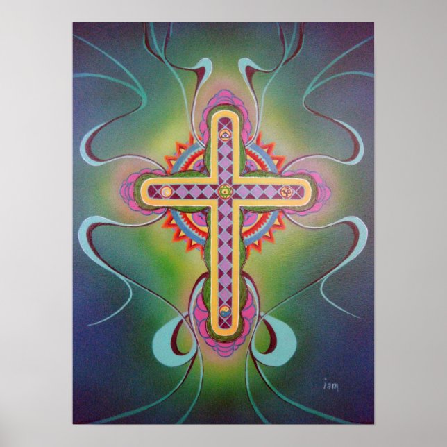 Cross of Symbols Poster (Front)