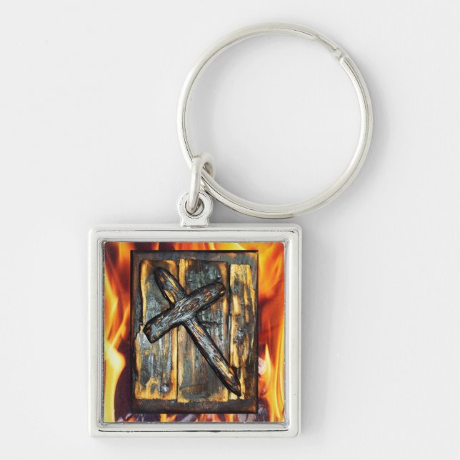 Cross of The Apocalypse Key Ring (Front)