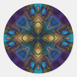 Cross of the Tabernacle Classic Round Sticker