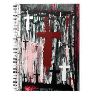 Cross of The Tormented Mouse Pad Notebook