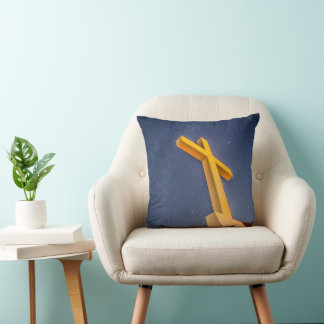 Cross on Pensacola Beach with Milky Way Cushion
