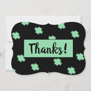 Cross Pattern Thank you Card