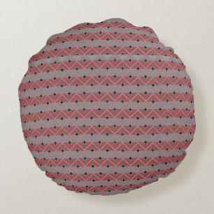 Cross Pendant pattern Round Cushion