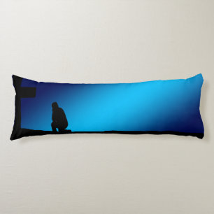 Cross Prayer Banner Body Cushion
