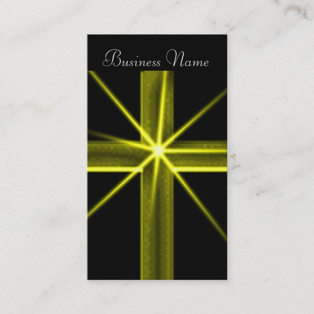 Cross religious Business Card (Front)