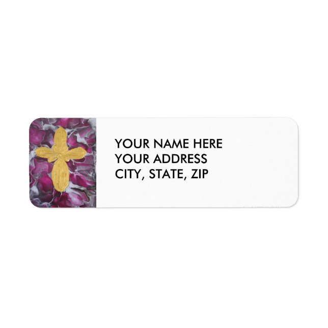 "CROSS" return label Return Address Label (Front)