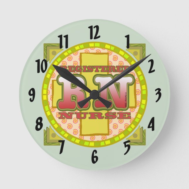 Cross  RN Nurse clock (Front)