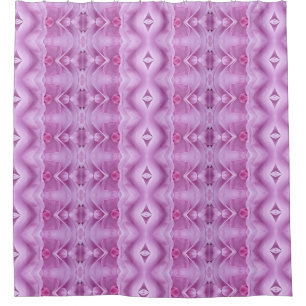 Cross Rose Ikat Shower Curtain