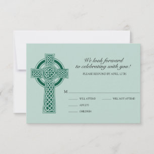 Cross RVSP Card