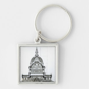 Cross section of St. Paul's Cathedral Key Ring