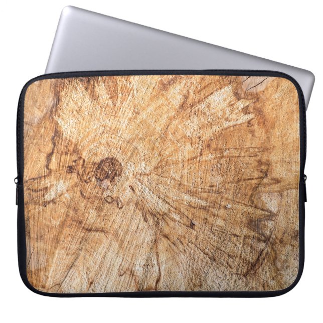 Cross-section of the apple tree (Malus)abstract, b Laptop Sleeve (Front)