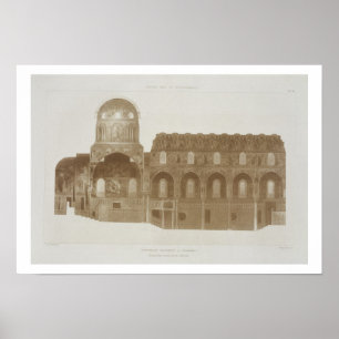 Cross-Section of the Palatine Chapel, Palermo, Sic Poster