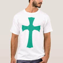 cross-shirt - green cross