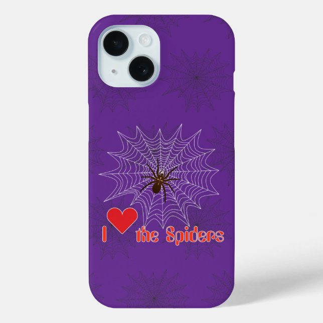 Cross spider in web Apple iPhone cases (Back)