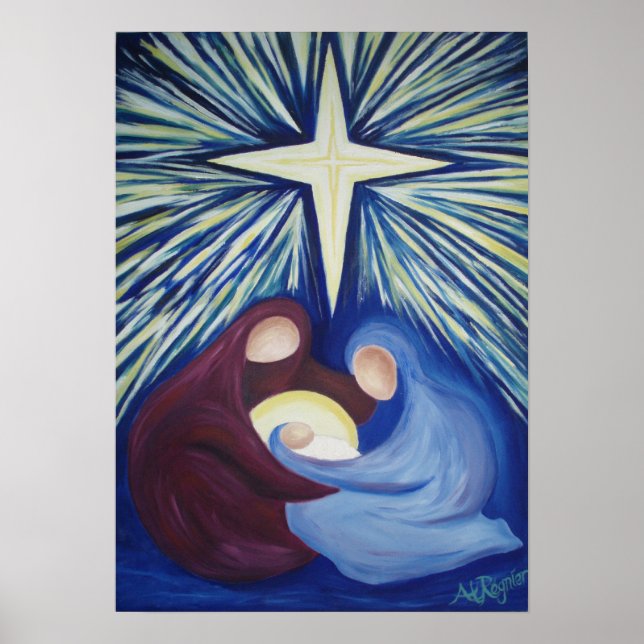 Cross Star Nativity Poster (Front)