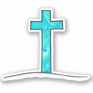 Cross Sticker