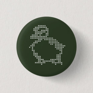 cross-stitch button