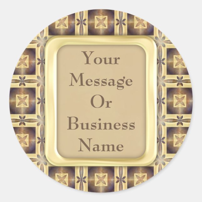 Cross Stitch Classic Round Sticker (Front)