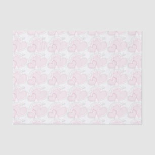 Cross-stitch Hearts Sweetheart Tissue Paper