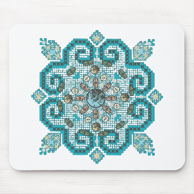 cross stitch mouse pad (Front)