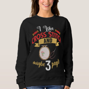 Cross Stitch Pattern Beginner Counted Alphabet Nee Sweatshirt