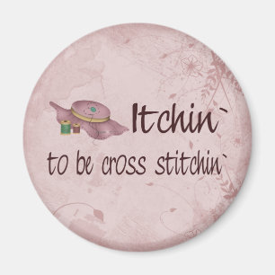 Cross Stitching Magnet