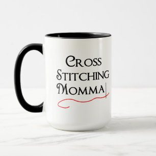 Cross Stitching Momma Mug
