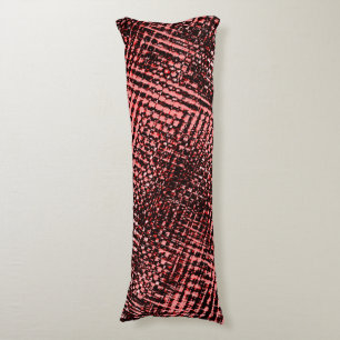 Cross streaks and peach or salmon stains body cushion