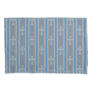 Cross Striped Pillowcase
