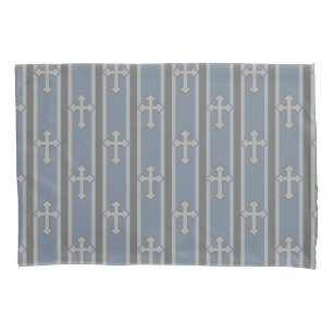 Cross Striped Pillowcase