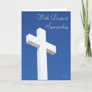 Cross Sympathy Card