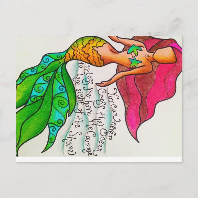 Cross the Ocean Postcard (Front)