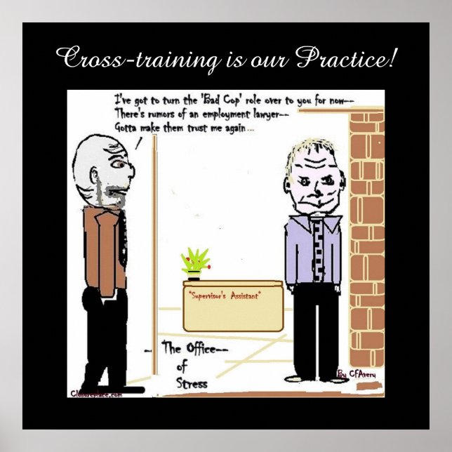 Cross Training on the Job! Poster (Front)