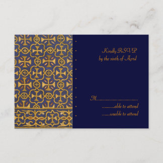 Cross Vestment RSVP Card