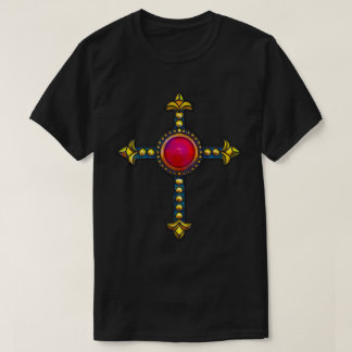 Cross Vintage Red Gemstone T-Shirt