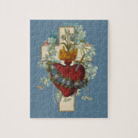 Cross Virgin Mary Immaculate Heart Religious