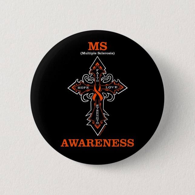 Cross/Warrior...MS Button (Front)