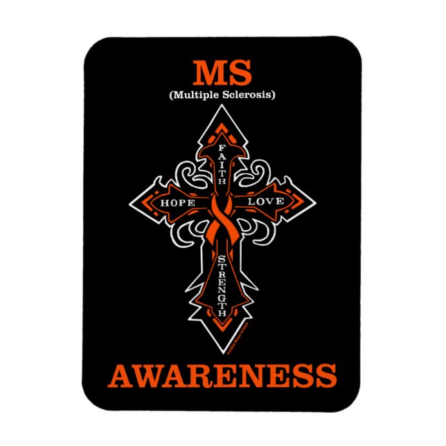 Cross/Warrior...MS Magnet (Vertical)