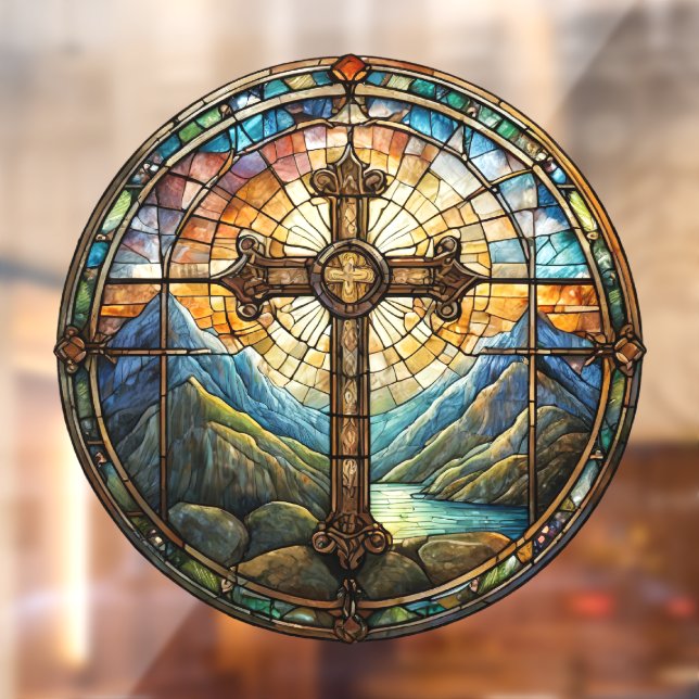 Cross Window Cling (Sheet 2)