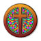CROSS WITH STAINED GLASS