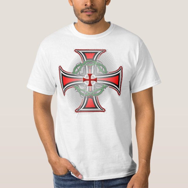 cross with thorns T-Shirt (Front)